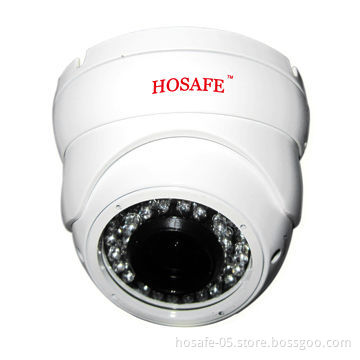 IR Varifocal Metal Dome Camera with 420/480/700/1,000TVL